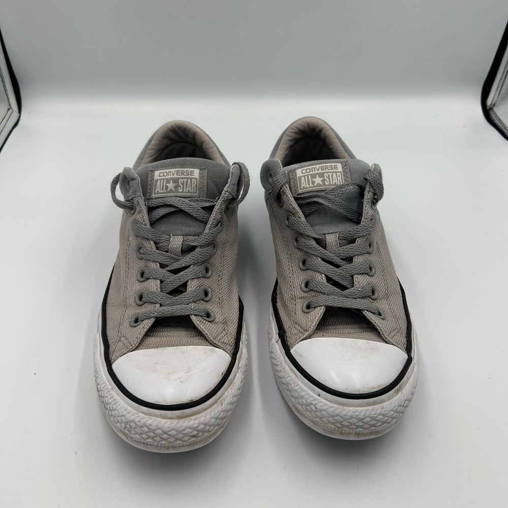 Converse Chuck Taylor All Star Madison Mens 9 Womens 11 Gray Low Top 149425F - Picture 2 of 8